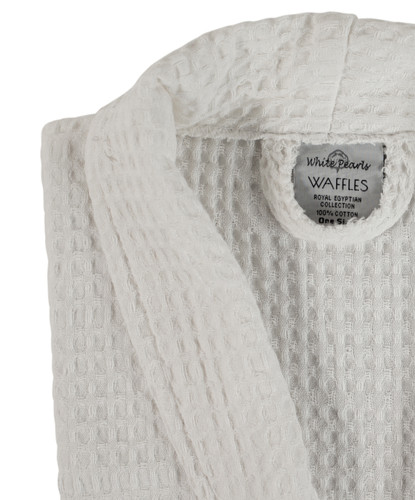 100% Cotton Lightweight Waffle Dressing Gown