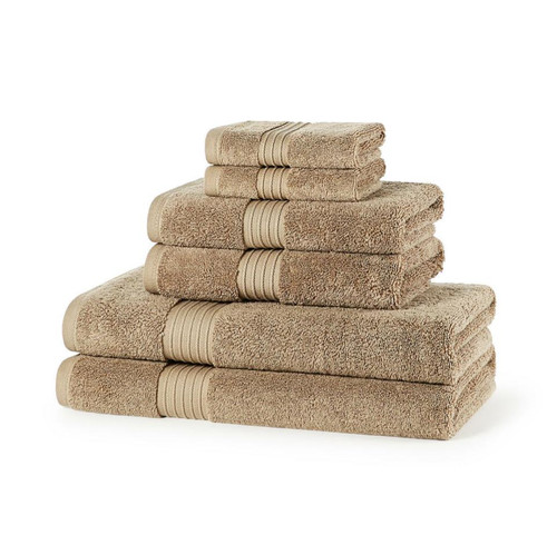 6 Piece 700GSM Towel Bale - 2 Face Cloths, 2 Hand Towels, 2 Bath Towels