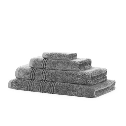 6 Piece 600GSM Zero Twist Towel Bale - 2 Face Cloths, 2 Hand Towels, 2 Bath Towels