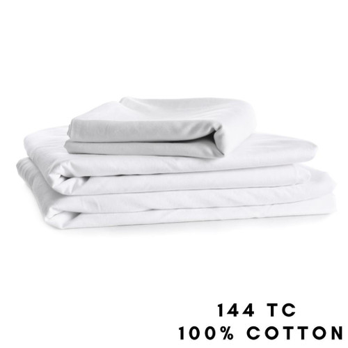 144TC 100percent Cotton Flat Sheets