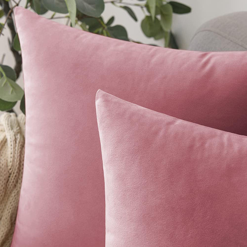 Set of 2 Cushions with Velvet Covers Included - 45x45 cm