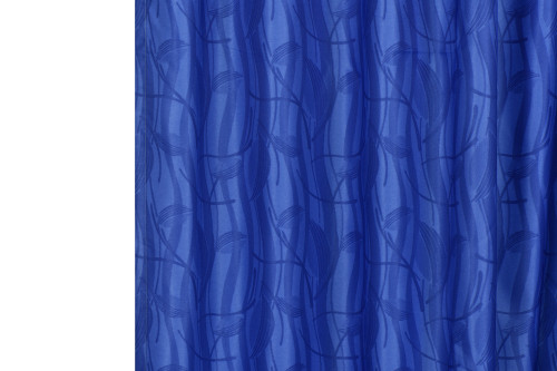 Antibacterial Cubicle Curtains Fire Retardant Thermal Insulated, Room Darkening Leaf Design Printed, Pencil Pleat (1 Panel)