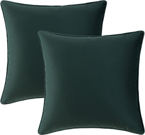 Premium Piped Velvet Cushion Covers - 45x45cm