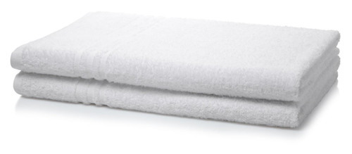 500 GSM Institutional Bath Sheets - Pack of 4 White