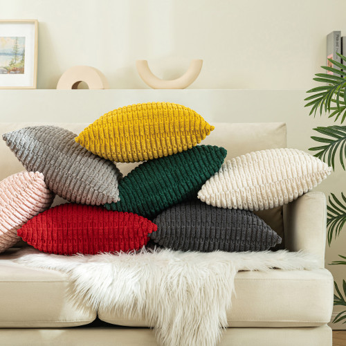 New Corduroy Design Cushion Covers - 45x45cm