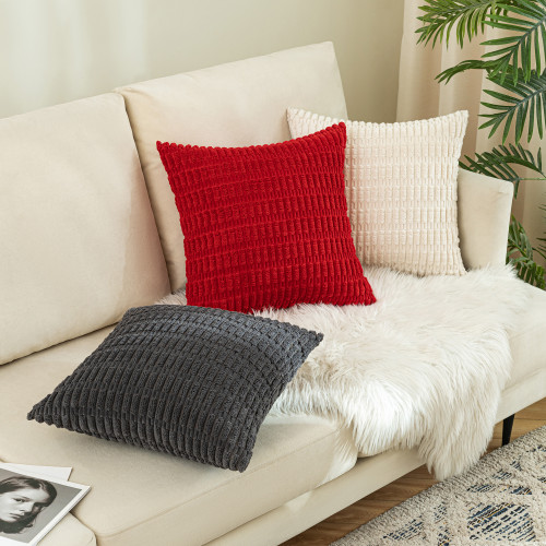 New Corduroy Design Cushion Covers - 45x45cm