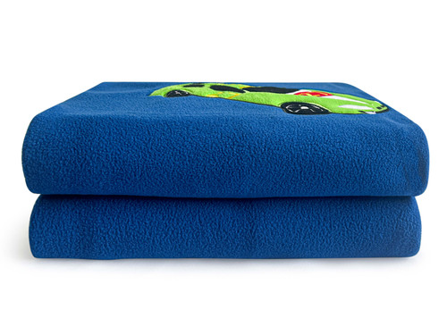 Blue Baby Blanket - Car Design