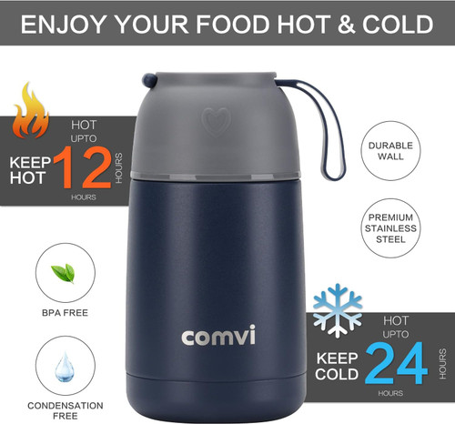 Thermal Insulated Food Flask - 630 ml