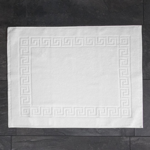 750 GSM Greek Key Bath Mat