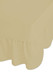 68 Pick Polycotton Cream King Valance Sheet - Single