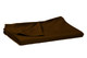 68 Pick Polycotton Chocolate Brown Double Flat Sheet - Single Piece