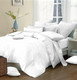 Single 12 Inch Deep 200TC Cotton Fitted Sheet - Pack of 10 White