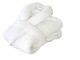 Turkish Cotton White Terry Towelling Bath Robe - Single Piece