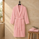 pink-terry-towelling-bath-robe-travertine-wall