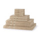 9 Piece 500GSM Towel Bale Set - 4 Face Cloths, 2 Hand Towels, 2 Bath Towels, 1 Bath Sheet