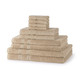 10 Piece 500GSM Towel Bale Set - 4 Face Cloths, 2 Hand Towels, 2 Bath Towels, 2 Bath Sheets