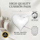 Heart Shaped Cushion Pads - 16 Inches