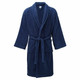 Terry Towelling Egyptian Collection Shawl Collar Bathrobe Navy Blue