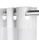 Classic Plain White Shower Curtain - Hookless
