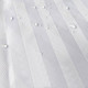 Stylish Satin Stripe Shower Curtain - Steel Eyelet