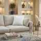Premium 100percent Cotton Cover Bounce Back Cushion Pad - 18x18 Inches