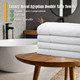 600 GSM Double Yarn White Hand Towels