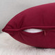 Set of 2 Cushions with Piped Velvet Covers Included - 45x45 cm