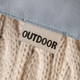Set of 2 Outdoor Cushions with Waterproof Covers Included - 45x45 cm