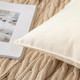 Set of 2 Outdoor Cushions with Waterproof Covers Included - 45x45 cm