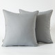 Set of 2 Outdoor Cushions with Waterproof Covers Included - 45x45 cm