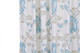 Fire Retardant Thermal Insulated, Room Darkening Floral Design Pencil Pleat Curtains (2 Panels)