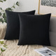 Set of 2 Cushions with Velvet Covers Included - 45x45 cm