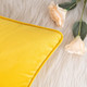 Set of 2 Cushions with Piped Velvet Covers Included - 45x45 cm