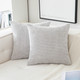 Set of 2 Cushions with Pine Corduroy Covers Included - 45x45cm