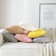Set of 2 Cushions with Pine Corduroy Covers Included - 45x45cm
