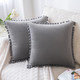 Premium Velvet with Pompom Cushion Covers - 45x45cm