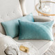 Premium Plain Velvet Cushion Covers - 30x50cm