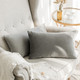 Set of 2 Cushions with Premium Plain Velvet Covers Included - 30x50cm