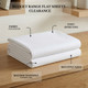 budget-range-flat-sheets-clearance-infographic-polyester-fabric-cost-effective-machine-washable-tumble-dry-multiple-sizes-labelled-features