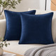 Clearance Navy Blue Cotton Cushion Cover