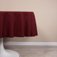 Circular Damask Rose Design Tablecloths / Napkins - 100percent Polyester