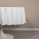 Circular Damask Rose Design Tablecloths / Napkins - 100percent Polyester
