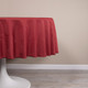 Circular Damask Rose Design Tablecloths / Napkins - 100percent Polyester