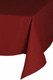 Easy Iron 100percent Polyester Plain Burgundy Tablecloths - 52x70 132x178 cm