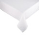 Easy Iron 100percent Polyester Plain White Tablecloths - 70x144 178x366 cm
