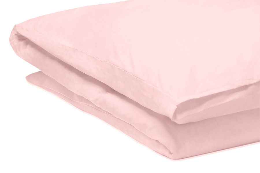 68 Pick Polycotton Light Pink Single Duvet Cover - Single Piece