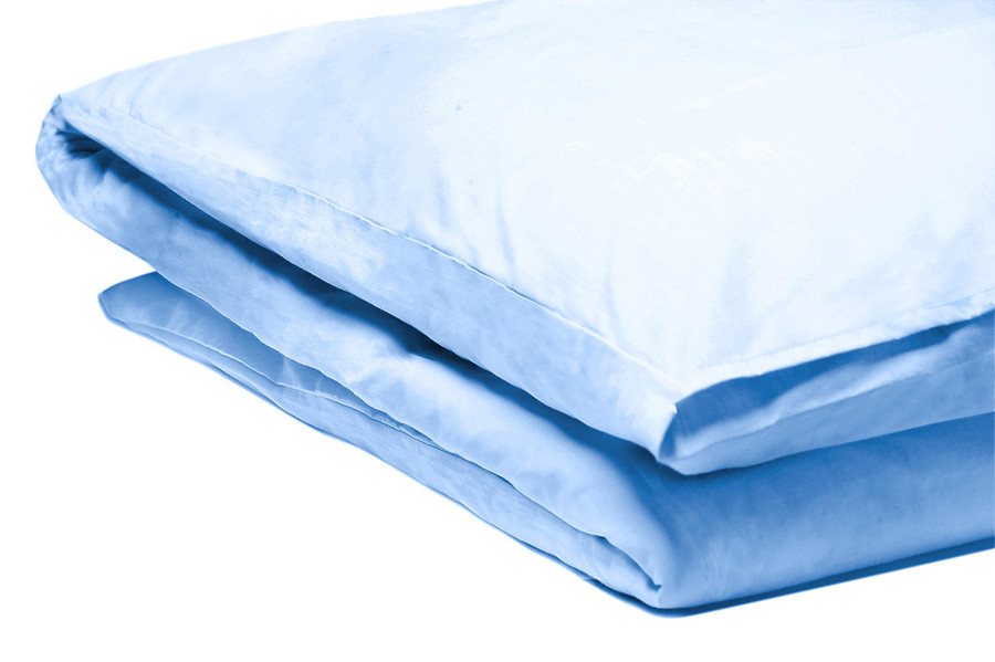 68 Pick Polycotton Light Blue Single Duvet Cover - Box of 25