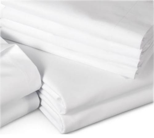 Double Hotel Cotton Flat Sheets 20x20/60x60 - Pack of 5
