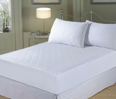 Image of Single 9'' Deep Quilted Mattress Protector - Single Piece