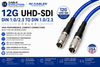 AV-Cables 12G HD SDI 4K DIN 1.0/2.3 to DIN 1.0/2.3 - 4855R Mini RG59 Cable (SDI-12G-DIN-DIN) 